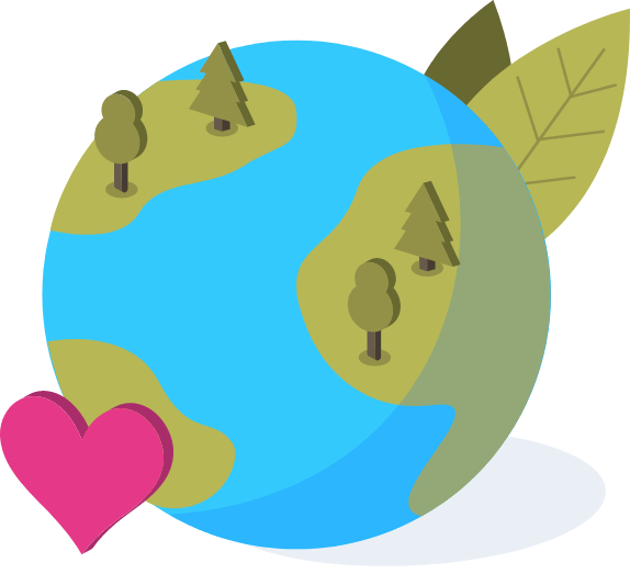 Graphic of earth